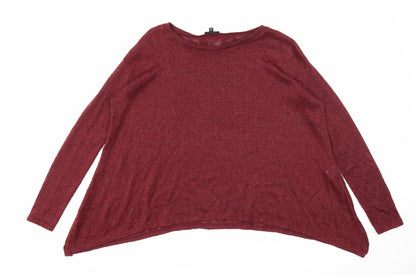 Womens UK Size 8 River Island Purple Pullover Jumper