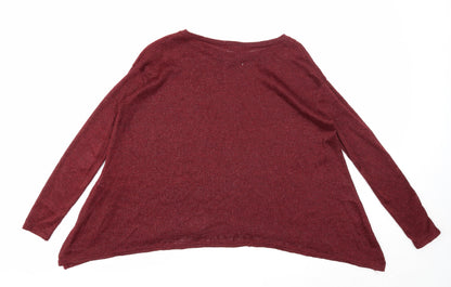Womens UK Size 8 River Island Purple Pullover Jumper