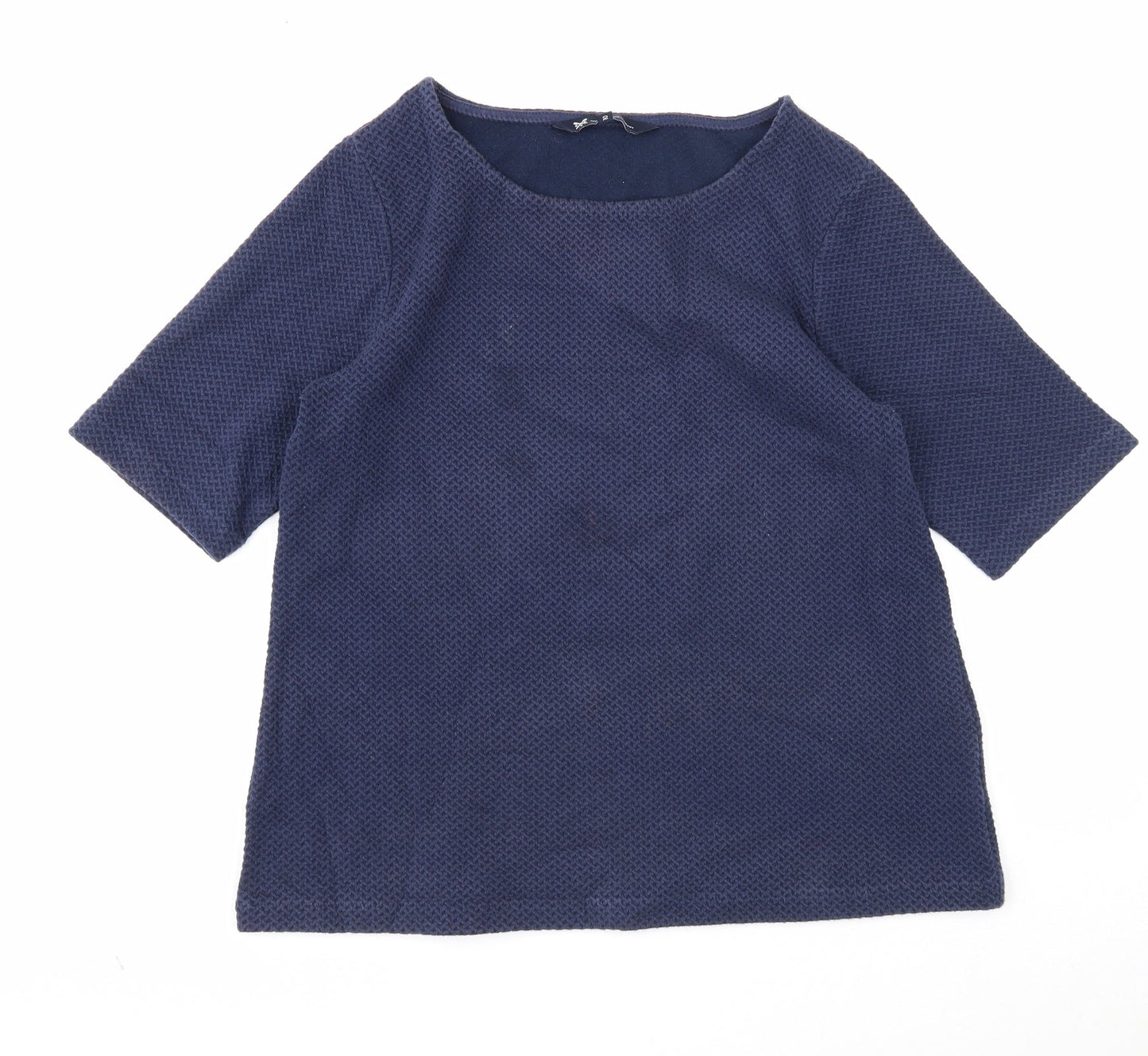 Womens UK Size 10 Crew Clothing Blue Pullover Jumper