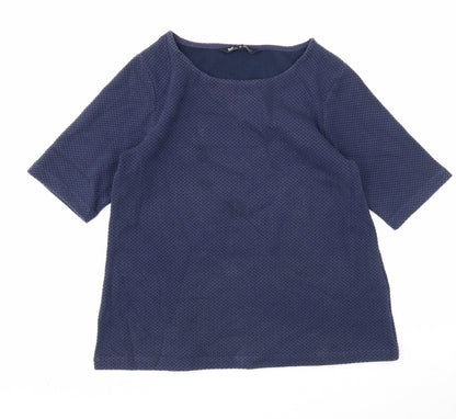 Womens UK Size 10 Crew Clothing Blue Pullover Jumper