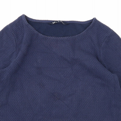 Womens UK Size 10 Crew Clothing Blue Pullover Jumper