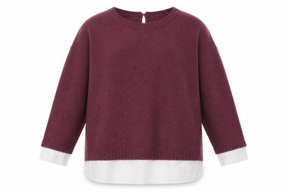 Peacocks Womens Pink Round Neck Cotton Pullover Jumper Size XL