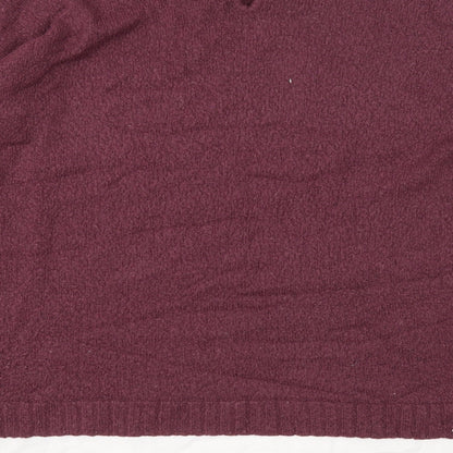 Peacocks Womens Pink Round Neck Cotton Pullover Jumper Size XL
