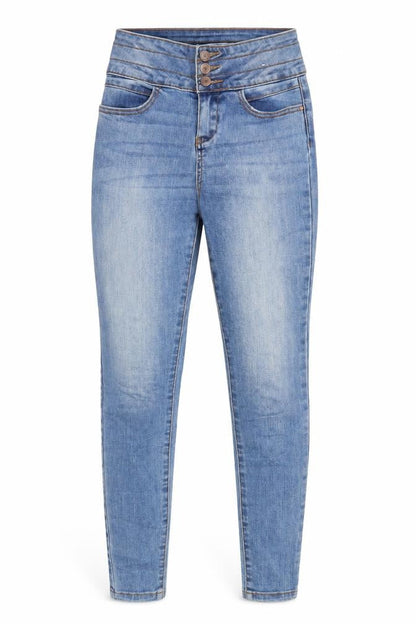 Womens UK Size 6 Denim & Co. Regular Fit Skinny Blue Jeans