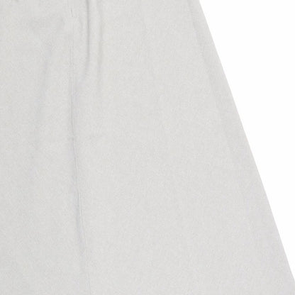 Topics Womens Beige Polyester Swing Skirt Size 10 Zip