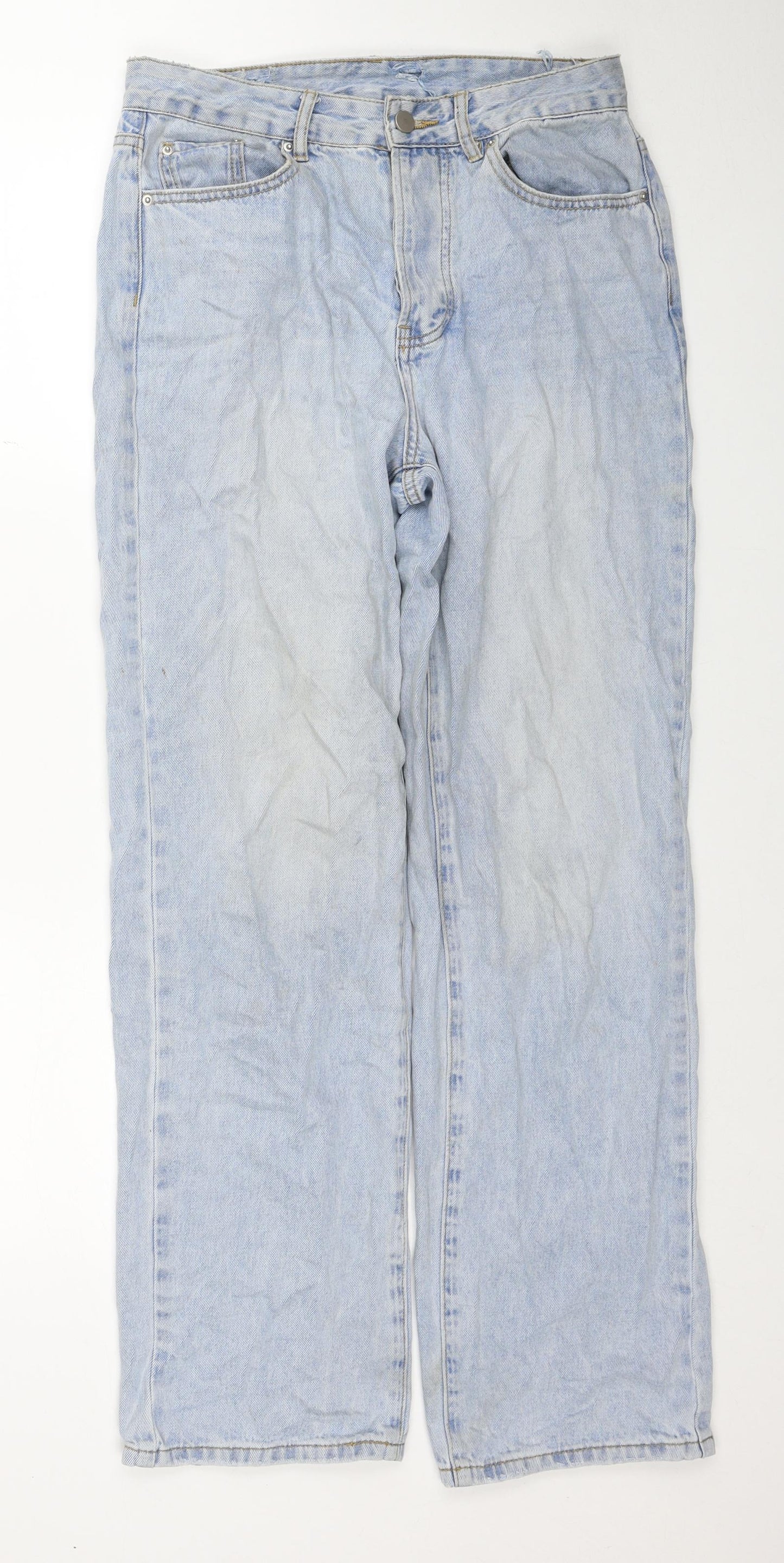 Womens UK Size 30 in Preworn Regular Fit Straight Blue Jeans