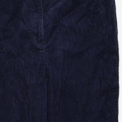Womens UK Size 16 Marks and Spencer Regular Fit  Blue Trousers