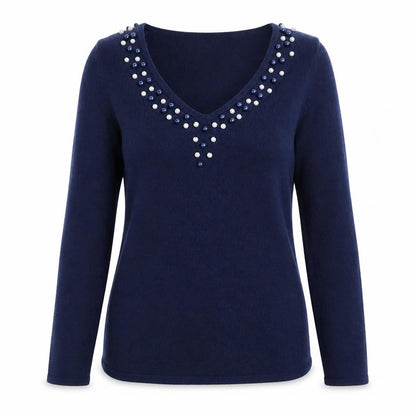 Womens UK Size S Klass Blue Pullover Jumper