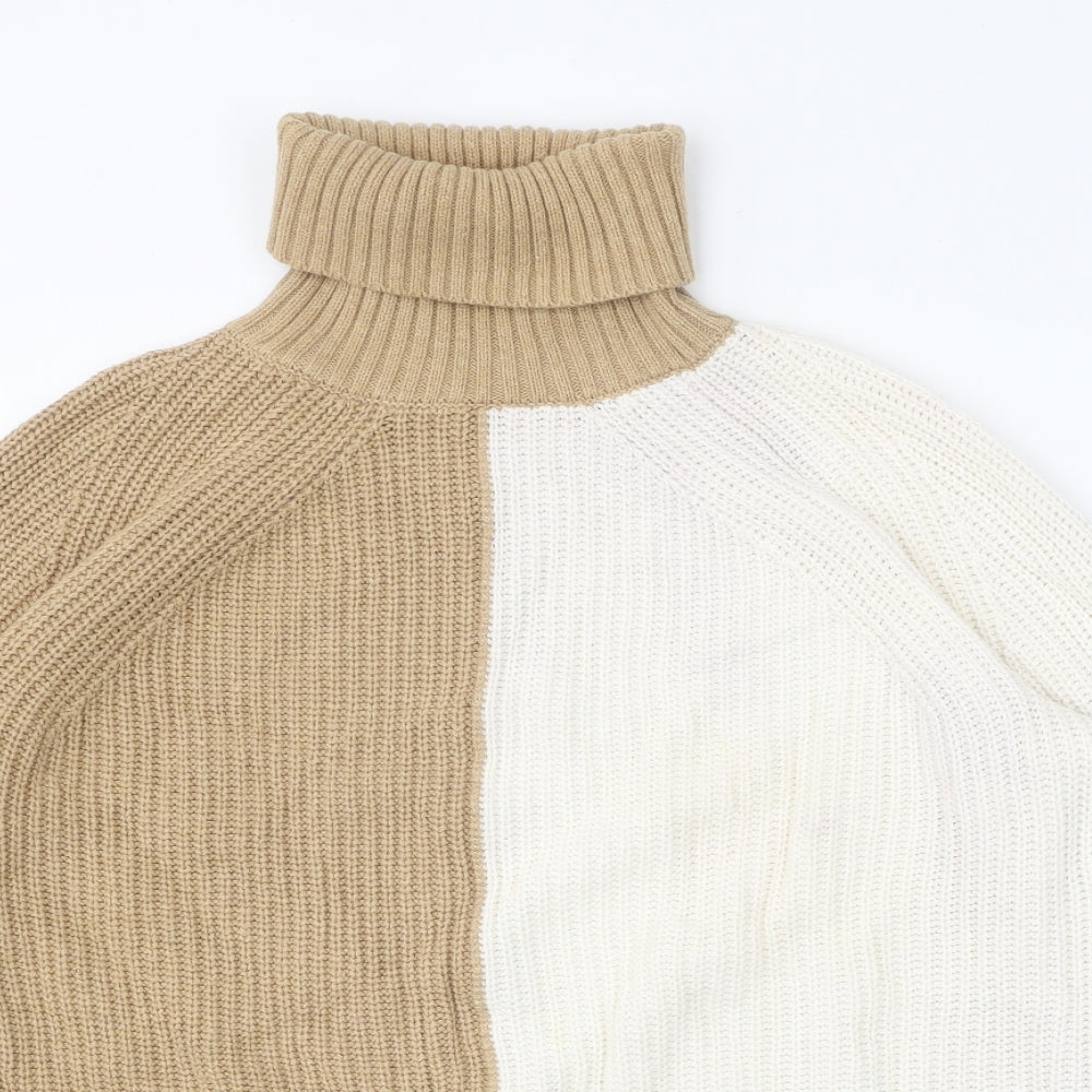 Womens UK Size M Marks and Spencer Brown Pullover Jumper