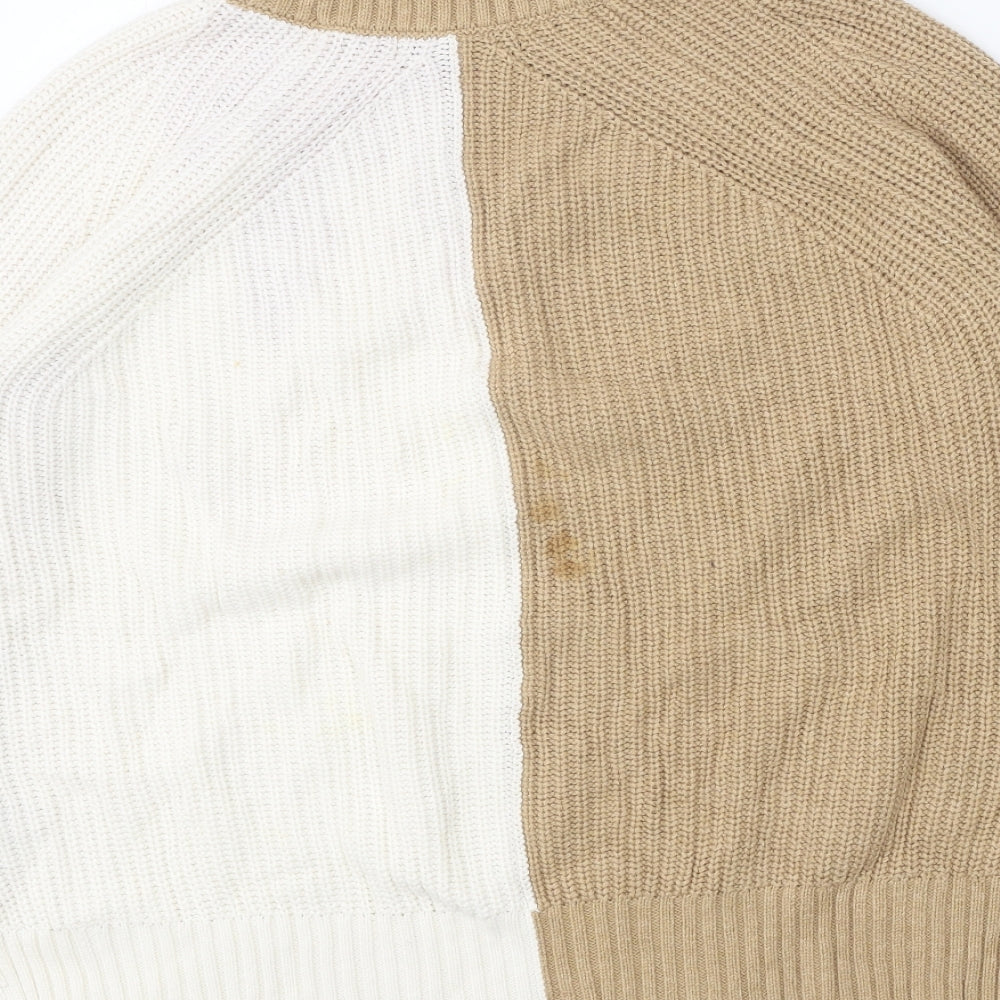 Womens UK Size M Marks and Spencer Brown Pullover Jumper