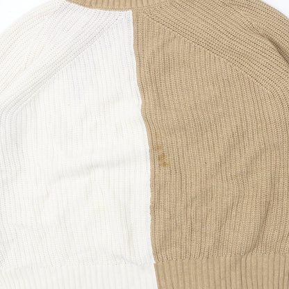 Womens UK Size M Marks and Spencer Brown Pullover Jumper