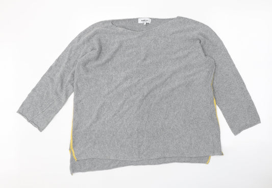 Womens UK Size M Isabella D Grey Pullover Jumper