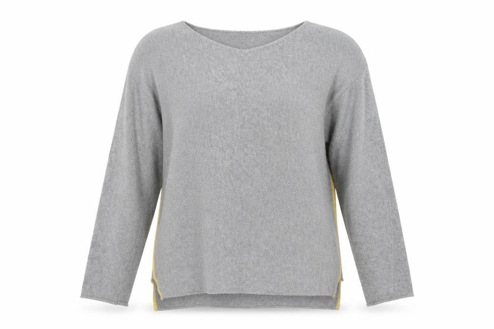 Womens UK Size M Isabella D Grey Pullover Jumper