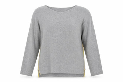 Womens UK Size M Isabella D Grey Pullover Jumper