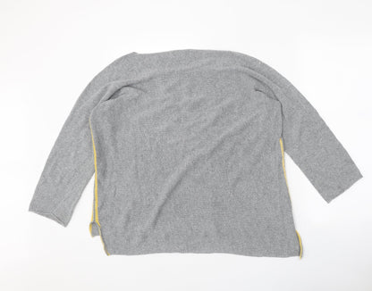 Womens UK Size M Isabella D Grey Pullover Jumper