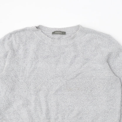 Womens UK Size L Oasis Grey Pullover Jumper
