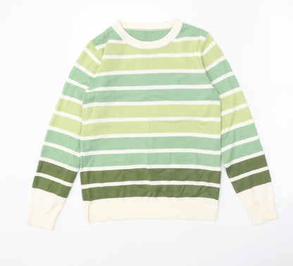Womens UK Size 6 Marks and Spencer Green Pullover Jumper