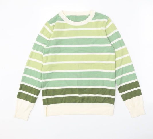 Womens UK Size 6 Marks and Spencer Green Pullover Jumper