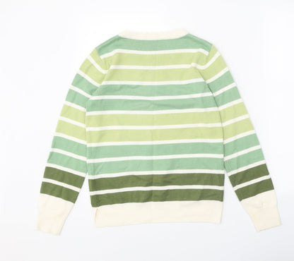 Womens UK Size 6 Marks and Spencer Green Pullover Jumper