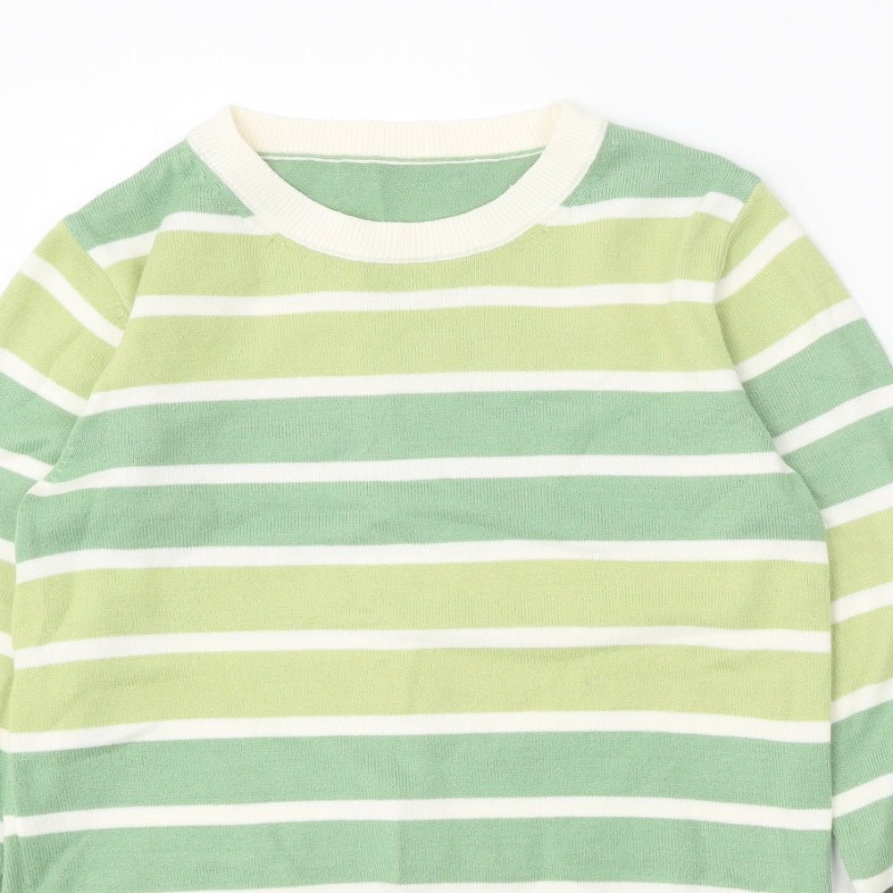 Womens UK Size 6 Marks and Spencer Green Pullover Jumper