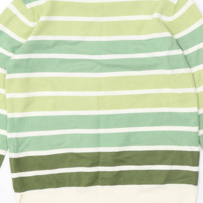 Womens UK Size 6 Marks and Spencer Green Pullover Jumper