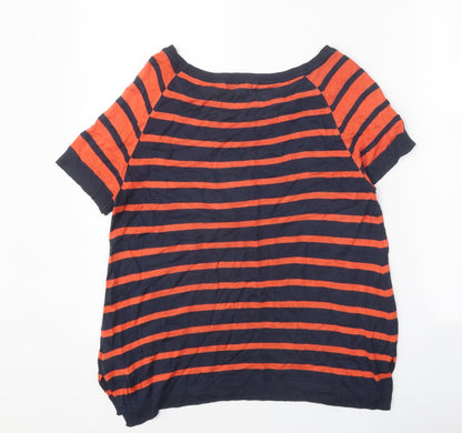 Womens UK Size S H&M Orange Pullover Jumper