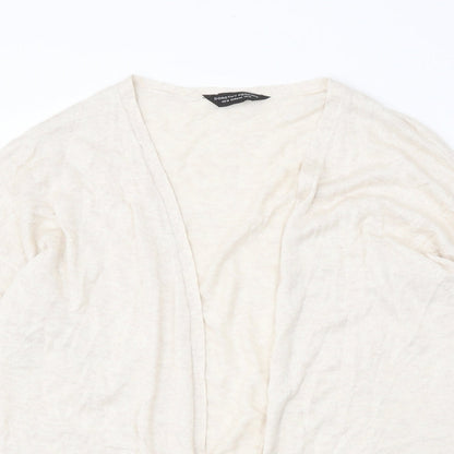 Womens UK Size 16 Dorothy Perkins Beige Cardigan Jumper