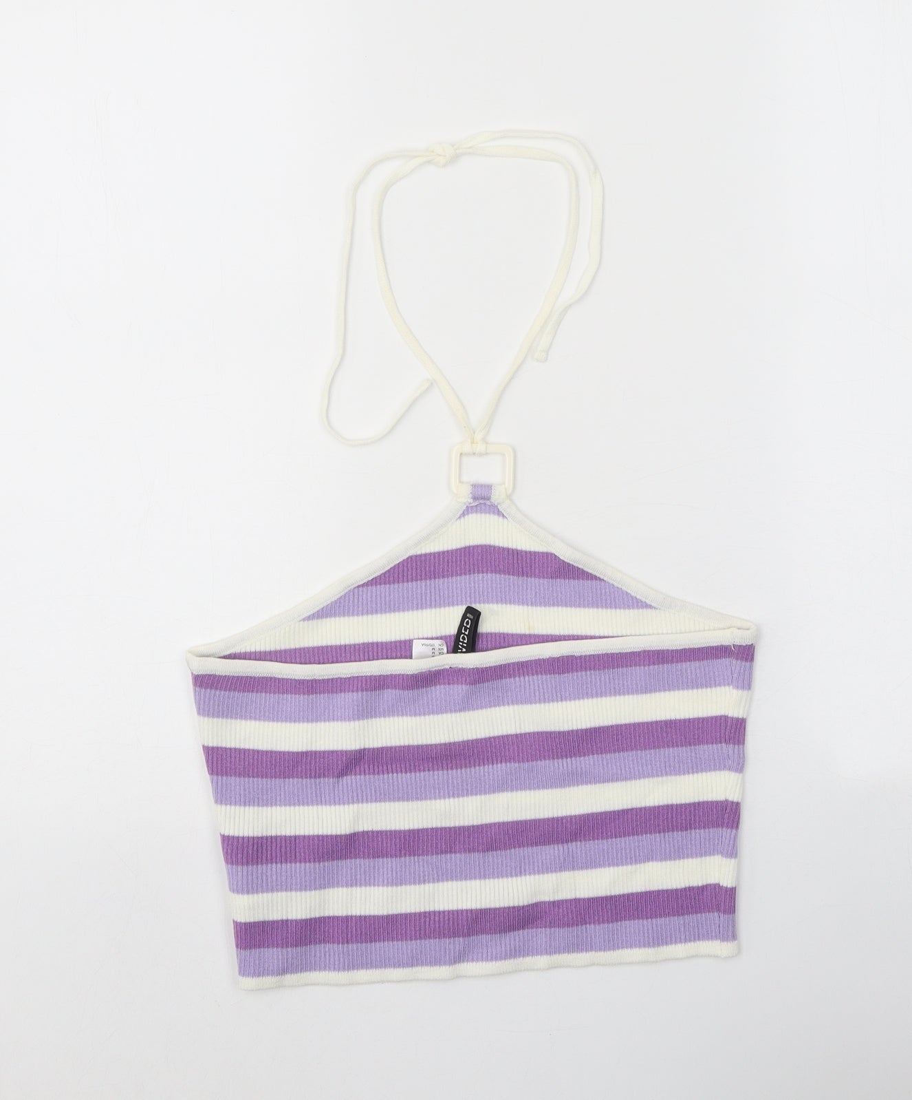 Womens UK Size M Divided Purple Basic Tank