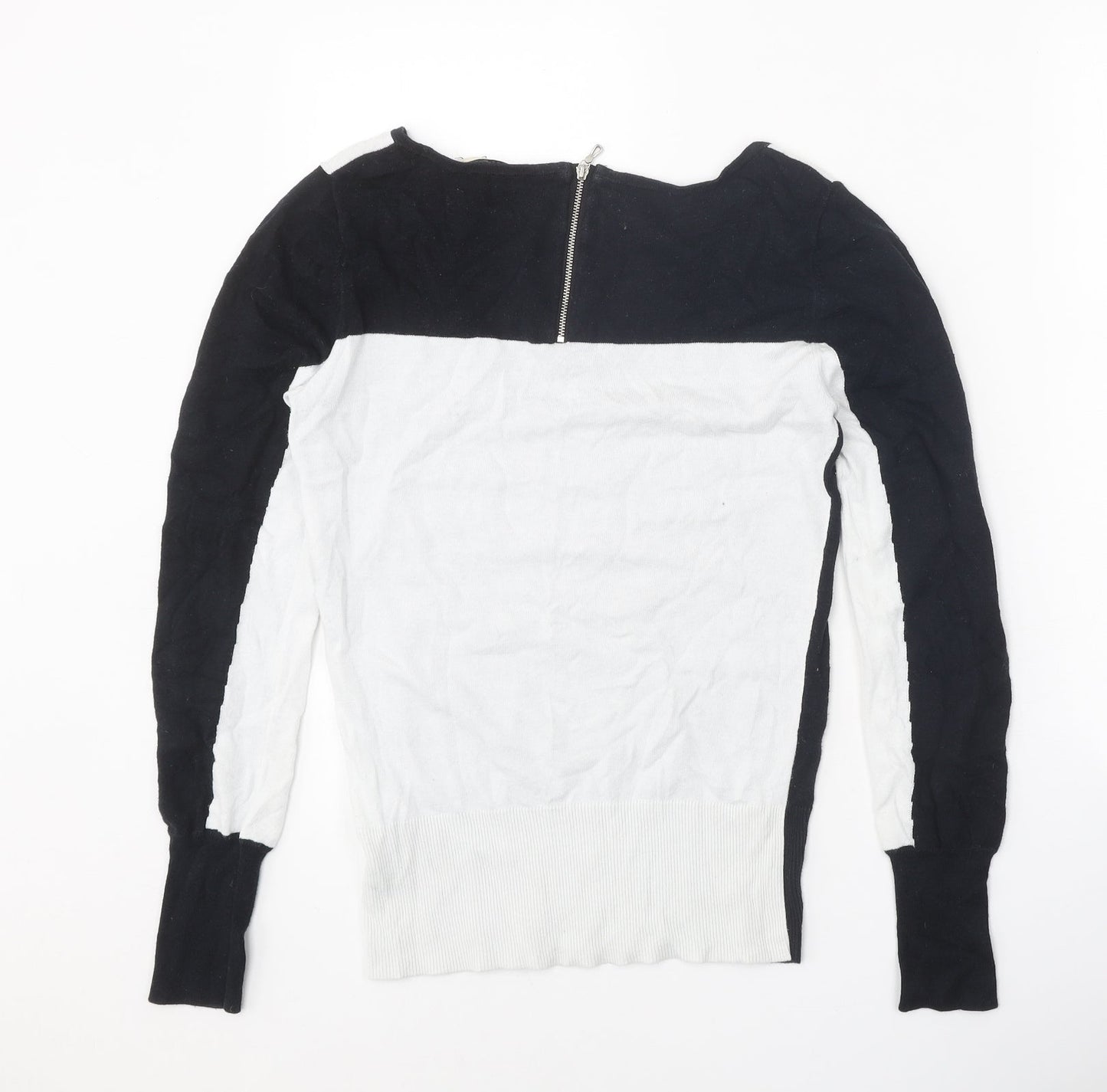 Womens UK Size S Oasis Black Pullover Jumper