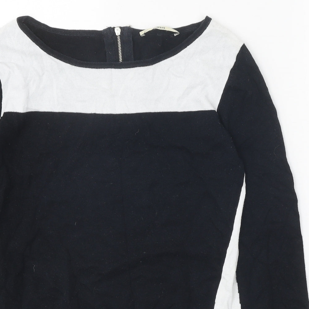 Womens UK Size S Oasis Black Pullover Jumper