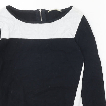 Womens UK Size S Oasis Black Pullover Jumper