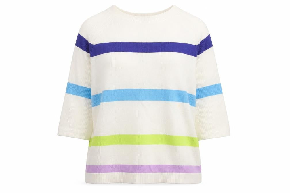 Womens UK Size M Marks and Spencer White Pullover Jumper
