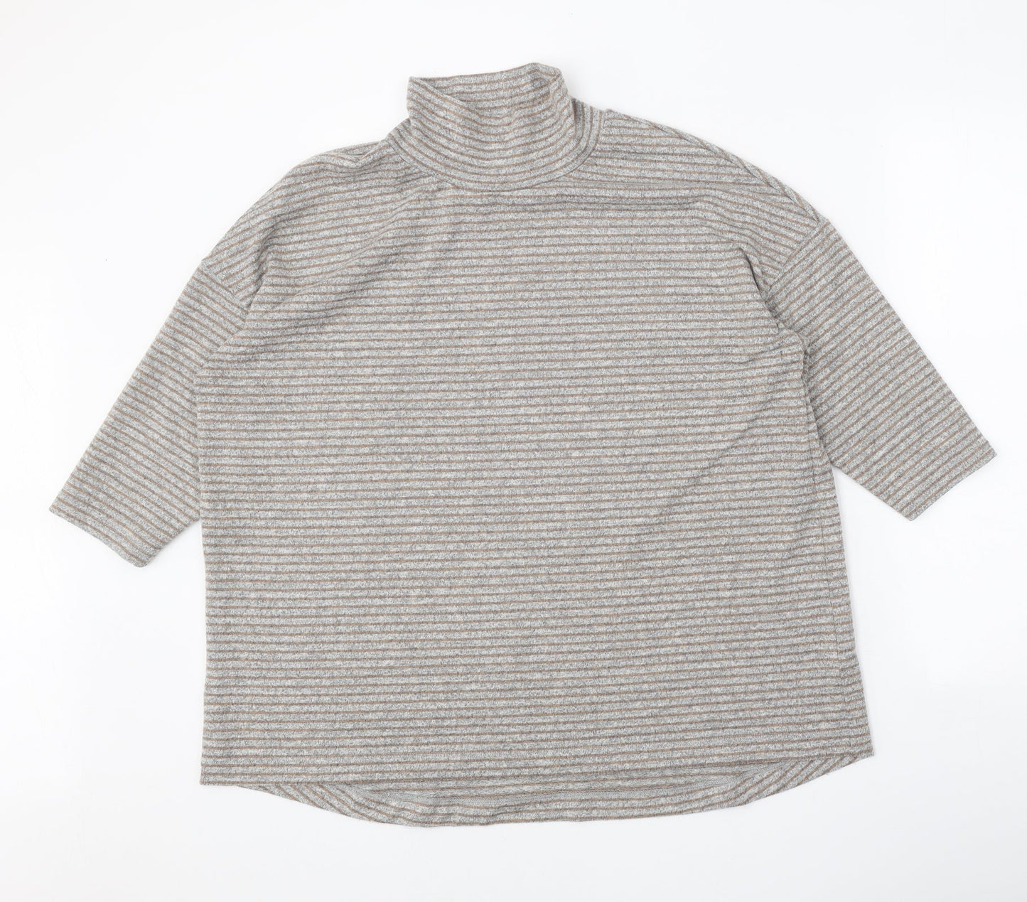 Womens UK Size 16 Marks and Spencer Grey Pullover Jumper