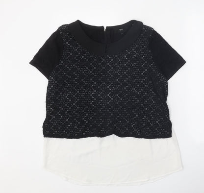 Womens UK Size 14 NEXT Black Pullover Jumper