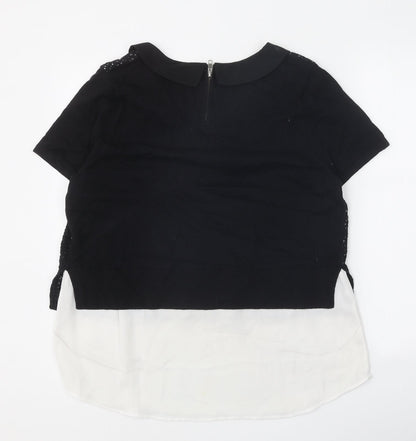 Womens UK Size 14 NEXT Black Pullover Jumper