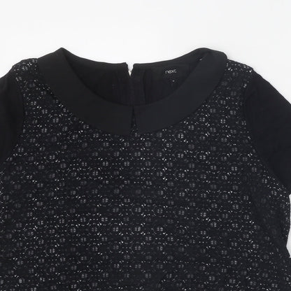 Womens UK Size 14 NEXT Black Pullover Jumper