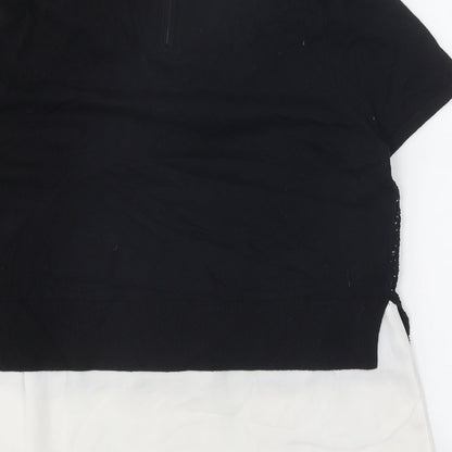 Womens UK Size 14 NEXT Black Pullover Jumper