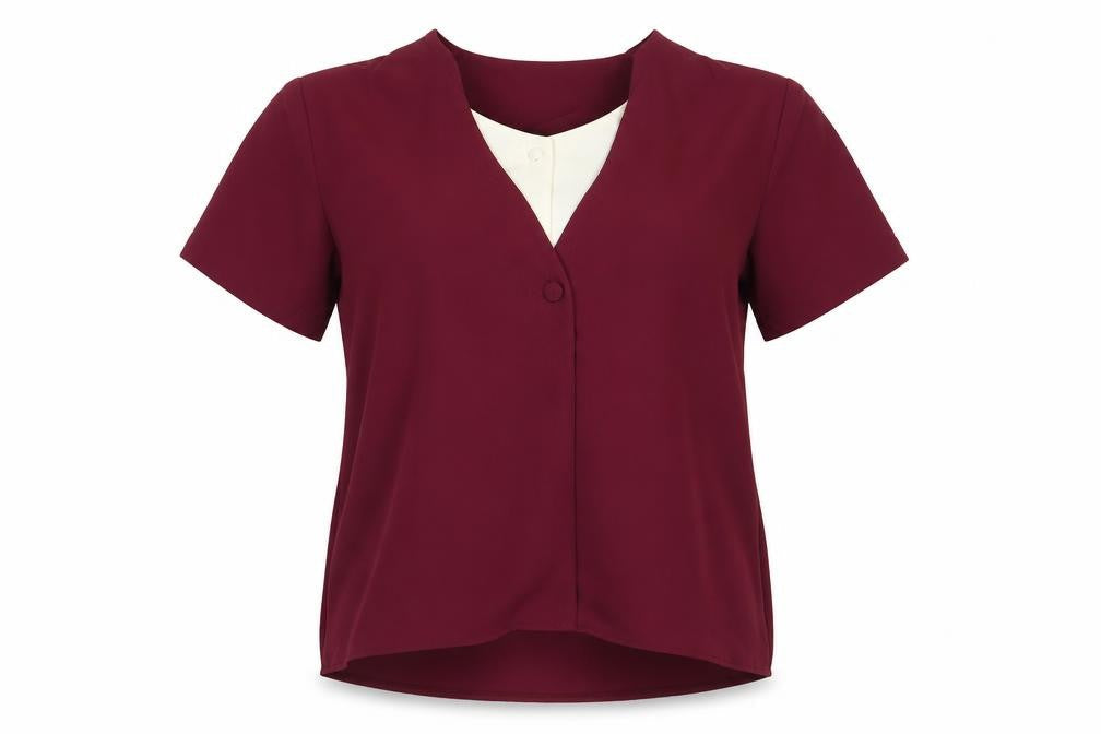 Womens UK Size 16 Berkertex Purple Basic Blouse