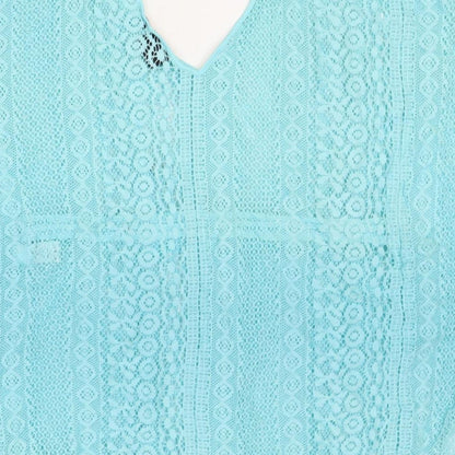 Womens UK Size 12 Beyou Blue Basic Blouse