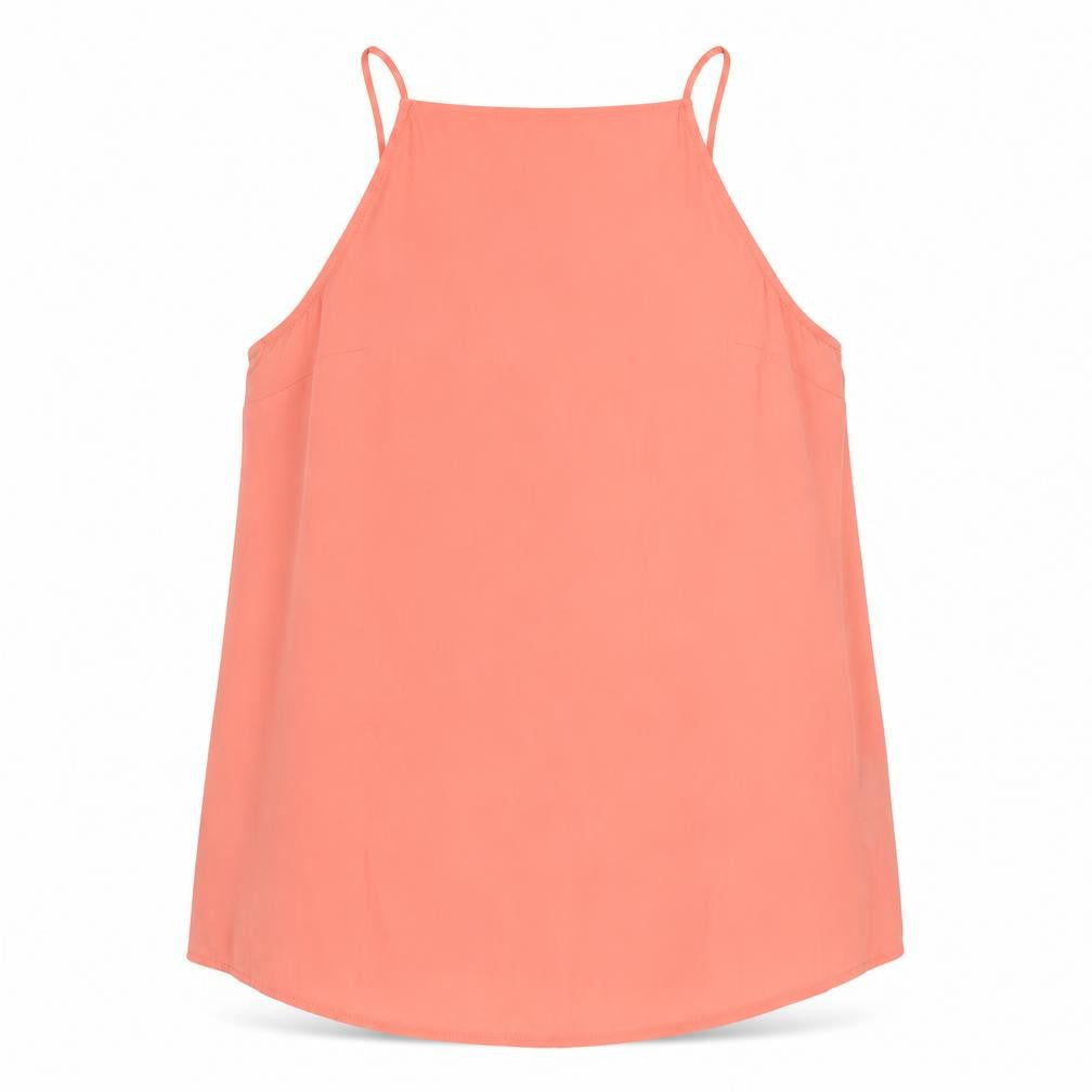 Womens UK Size 10 New Look Pink Basic Tank
