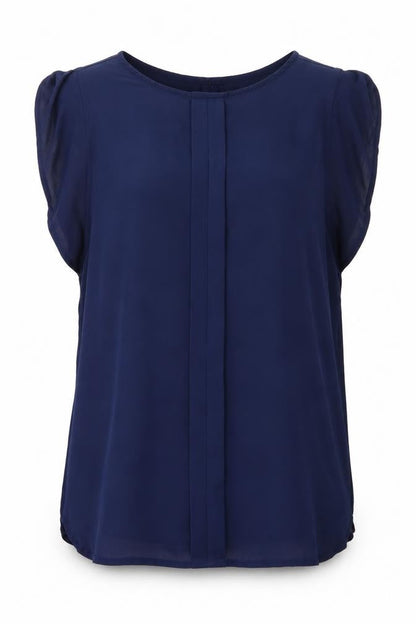 Womens UK Size M CALLIOPE Blue Basic Blouse
