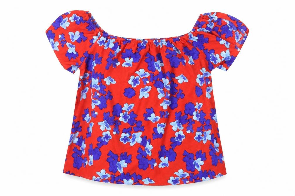 Womens UK Size 14 Primark Red Basic Blouse