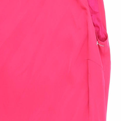 Zara Womens Pink Acetate Shift Size S Boat Neck Pullover