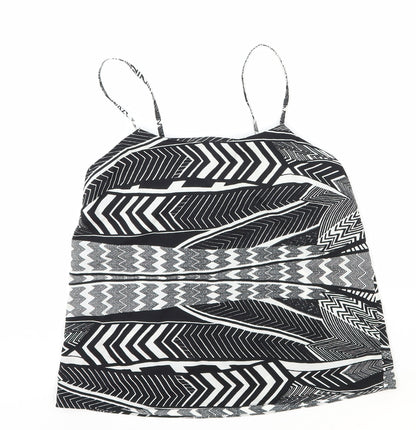 Womens UK Size 10 River Island Black Basic Tank