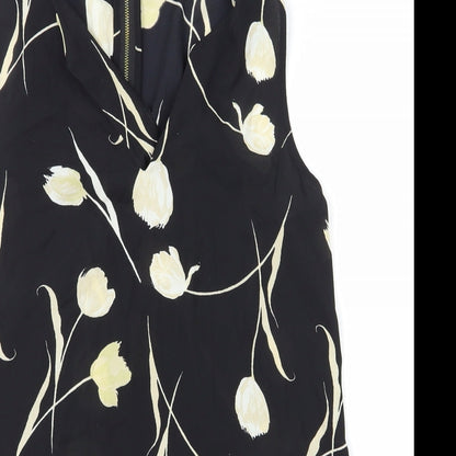 Womens UK Size 6 NEXT Black Basic Blouse