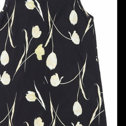 Womens UK Size 6 NEXT Black Basic Blouse