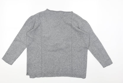 Womens UK Size M Preworn Grey Pullover Jumper