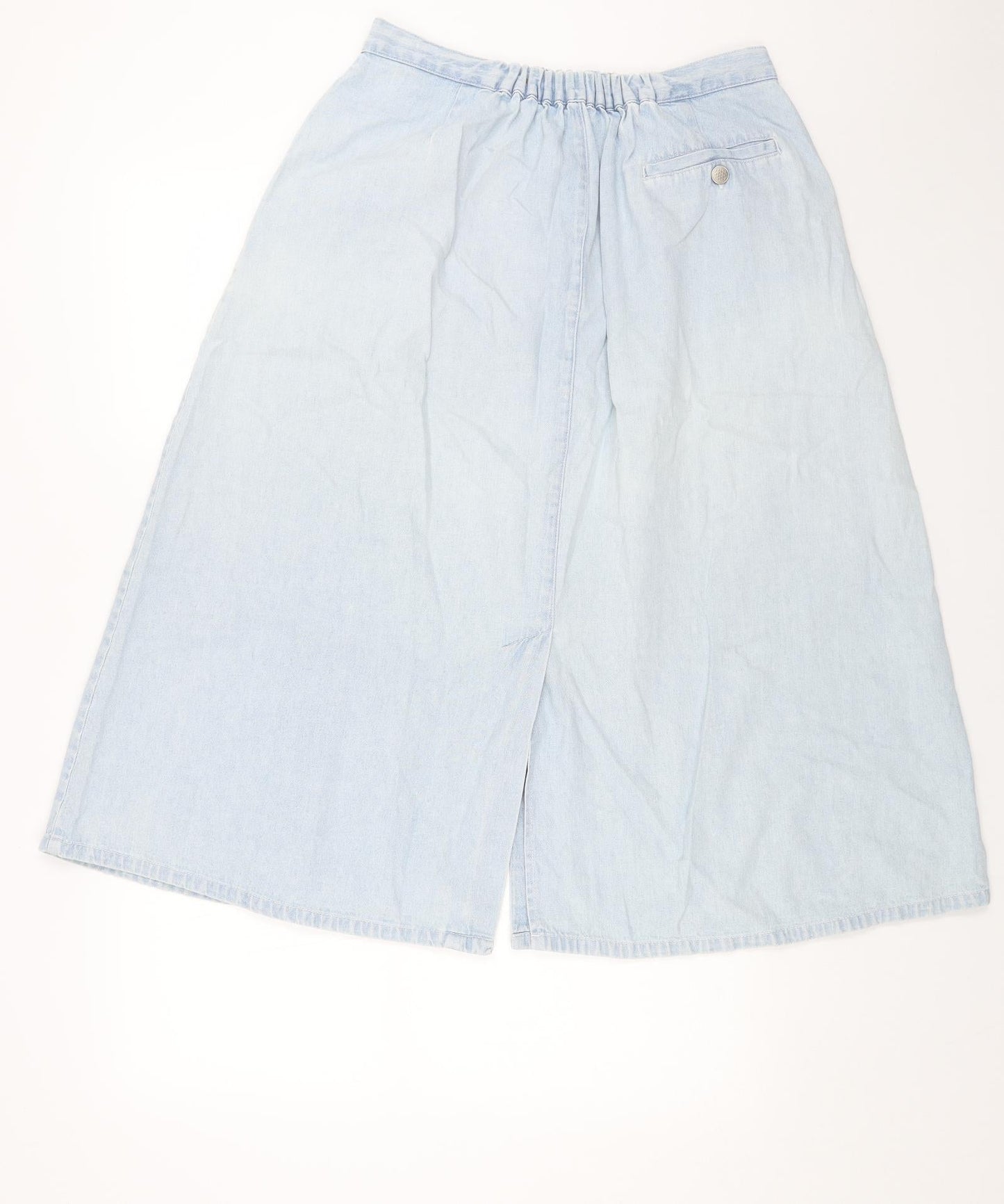 Womens UK Size 32 in Preworn Swing Denim Skirt