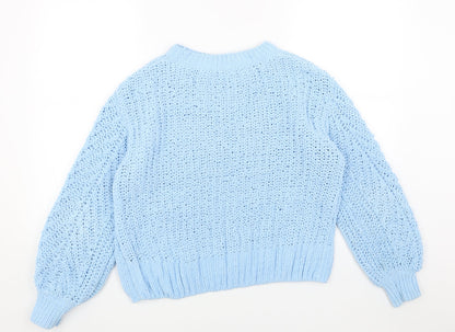 Womens UK Size S H&M Blue Pullover Jumper