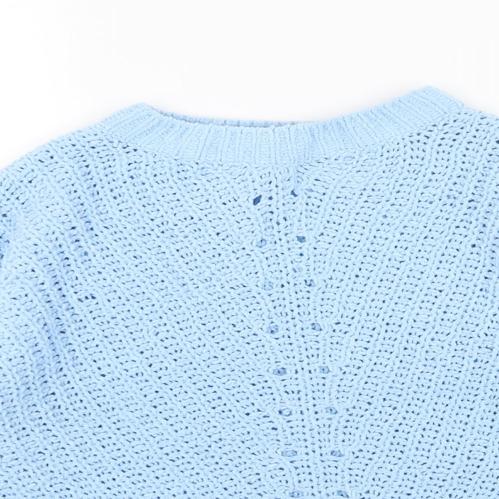 Womens UK Size S H&M Blue Pullover Jumper